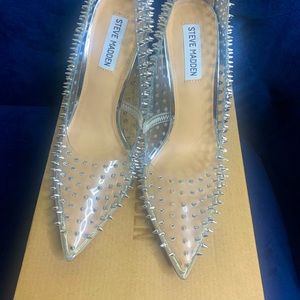 Steven Madden Clear Heels